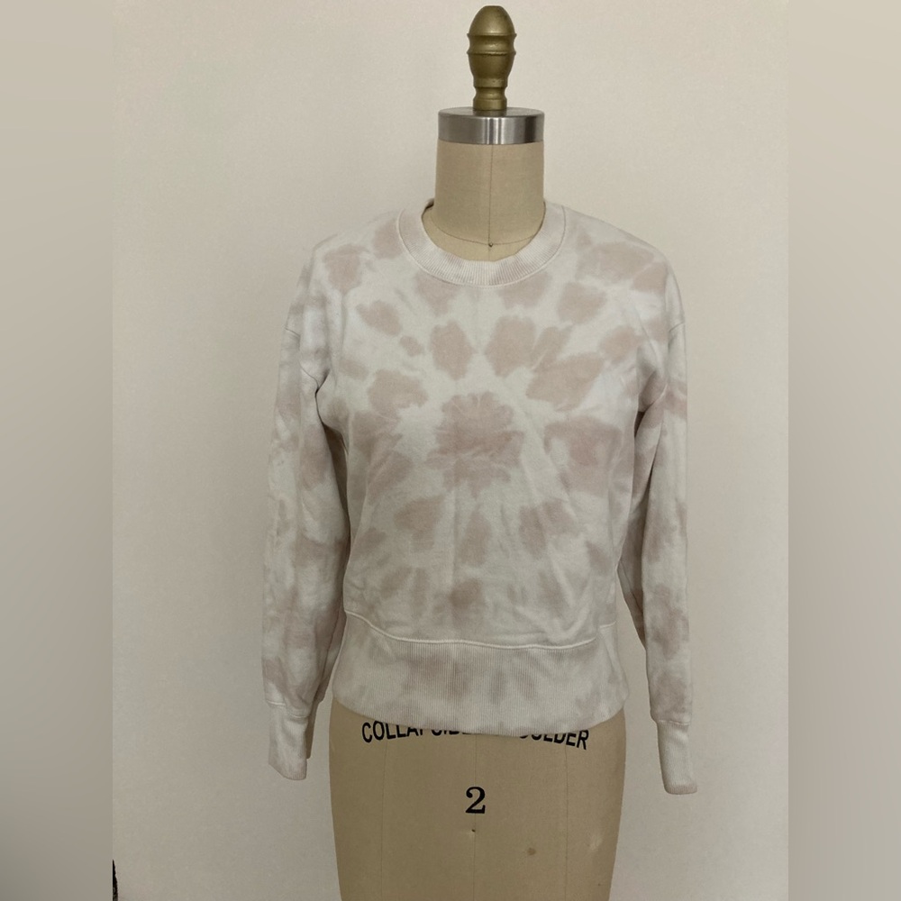 Madewell Cropped Tie-Dye Sweatshirt